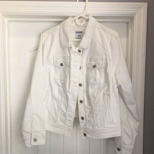 Women’s XL white denim jacket
